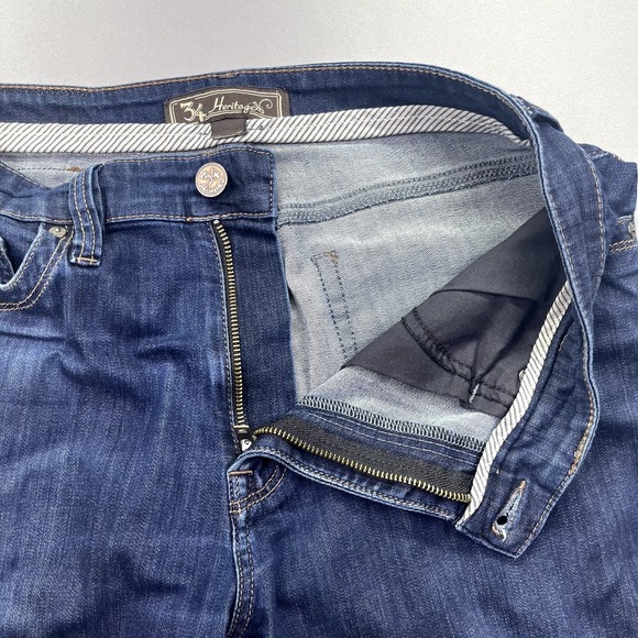 34 Heritage Jeans Mens Sz 34 Fits 31.5" Blue Charisma Relaxed Straight Leg Denim - Picture 6 of 11